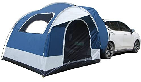 Auto-Markise, Auto-Markise, Sonnenschutz, universelles Camping-Zelt, tragbar, wasserdicht, Dachzelt, Auto-Überdachung für SUV, Minivan, Schrägheck, Camping, Outdoor-Reisen, 3–4 Personen, bla