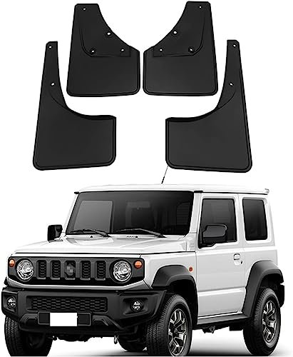 Fufizu Auto Parafanghi per Suzuki Jimny Sierra JB74 JB64 2019-2023 2022,Anteriore Posteriore Parafango Paraschizzi Kit Fender Pneumatico Accessori Protezione
