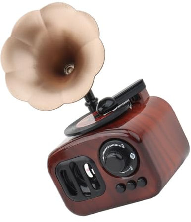 WOFASHPURET Retro Musikbox Mit Phonograph-design Kreatives Desktop Ornament Für Geburtstagsgeschenke Und Dekoration Klare Melodien Für Verschiedene Anlässe