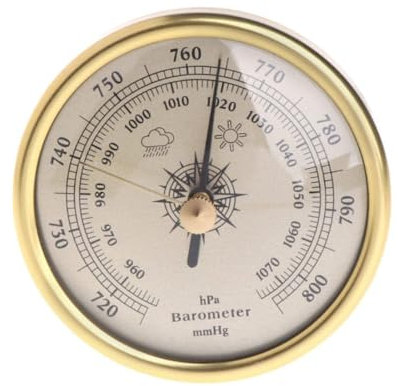 UNbit Home Weather Station Wall Mount Barometer Barometer Barometer Home Weather Station Barometer Indoor and Outdoor Barometer Barometer