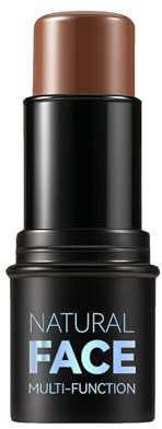 Bronzer Stick, Stick per contorno in crema opaco, uno stick professionale per il contouring del viso, facile da usare, con una buona copertura, a lunga durata e impermeabile (#6, medio)