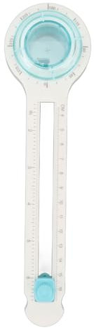 Kreisförmiger Papierschneider mit Verstellbarem Positionierungsschieber, Innovativer Visueller Winkelskalenlinie für das Bastelwerkzeug der Unteren Klingen