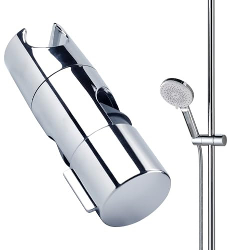 GGTTNRT Supporto universale per soffione doccia, per asta scorrevole da 18-25 mm, ricambio regolabile
