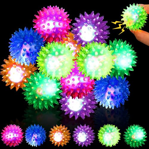12 Stück Igelball,Leuchtball,Igelbälle Leuchtspielzeug Kinder,Igelball Weich Kinder,Geschenke Kindergeburtstag Mitgebsel,Give Aways Kindergeburtstag,Party Gadgets Kleine Geschenke Jungen Mädchen (A)