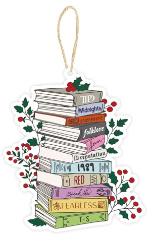 Lustige Weihnachtsdekoration, Weihnachtsbaumschmuck für TS-Fans, Musikliebhaber-Geschenke für Frauen, Weihnachtsmottoparty-Dekoration, niedlicher weißer Elefant, Geschenke für Mädchen, Freunde