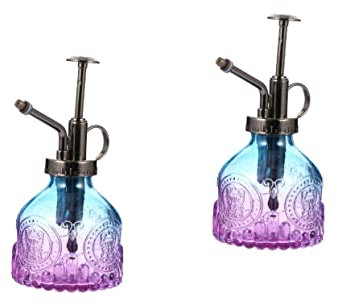 Arrosoir, bouilloire en verre, récipients en verre for terrarium succulent, for liquides, décoration de pelouse extérieure, pulvérisateur rétro en verre for plantes, vaporisateur à gâchette, bouteille