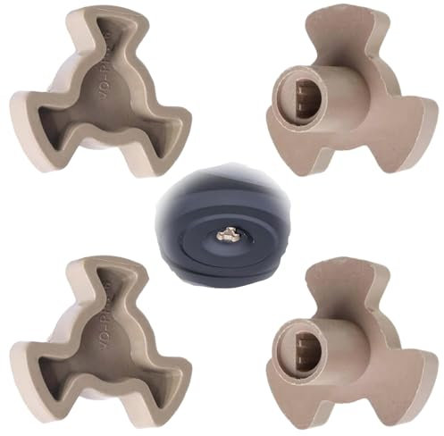 Zwenjuan Microonde Piatto Girevole Accoppiatore,4 Pezzi Accoppiatori per Giradischi Microonde,accoppiatori per Piatto Girevole per Forno a microonde,per Vassoio Piattaforma Microonde