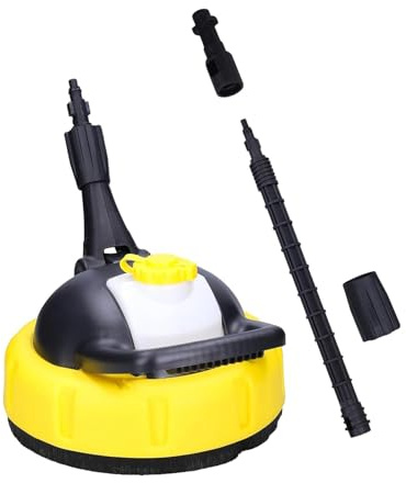 Pressure Washer, Cleaner, High Performance Washer Washer Application, 15 Inch Rotating Deck Driveway Cleaner | Nozzle, High Pressure Floor Scrub for Concrete, Patio, Sidewalk Garage