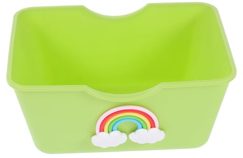 UKCOCO Arenero Elevado para Hámster, Bañera Divertida y Fácil de Limpiar con Diseño Lindo para Mascotas Pequeñas