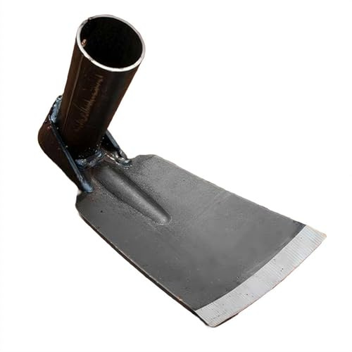 Kleine Spitzhacke / 6/9 Hacke Clip Ohr Karbonstahl Dreieck Gartenhacke Hand Unkrautschneider Heavy Duty Landschaftsbau Jäten Unkrauthacke für Gartenarbeit Jäten Graben Lockern Kanten Kultivieren