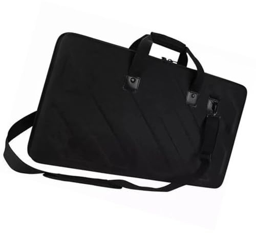 KiBcsLic DJ Controllers Carry Case Storage Bag Sound Equipment Shoulder Strap Portable Accessory Black Travel Case for Travel Outdoor, Length 60 cm