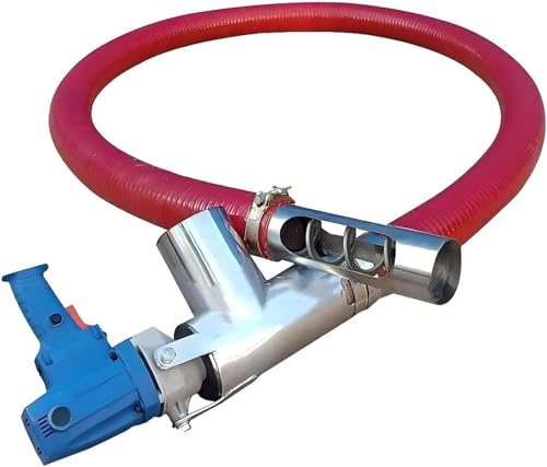 Sinfín Industrial De Alta Resistencia 1500W, Máquina Portátil De Succión De Granos, Transportador De Tornillo Industrial Para Limpieza De Granos, Cemento, Arena Y Polvo De Partículas Pequeñas, 1.5M