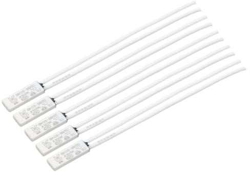 QUARKZMAN 5Stk KSD9700 Thermostat NO Temperaturschalter 100C N.O 2A Kunststoff Bimetall Normalerweise Offen Thermoschutz Thermoschalter