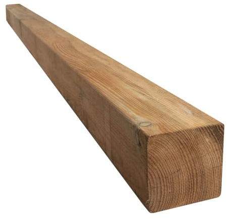 Snowdon Timber, Treated 4x4 Eased Edge Fence Post, (H) 3.0m (W) 90mm, Timber Garden Fencing Posts