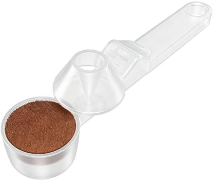 Pala de café y embudo, cuchara deslizante, pala de polvo a prueba de derrames, fórmula de proteína en polvo, suplemento nutricional, botellas de agua, hogar, cocina, autocaravana, viajes, vida
