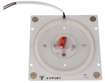 gazechimp 220 V Piastra di lampada da soffitto bianco LED magnetica con 4 magneti illuminazione stradale di arte 24w