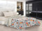 Italian Bed Linen Fantasy Edredón de Verano, Microfibra, Multicolor (Acuarela), Individual