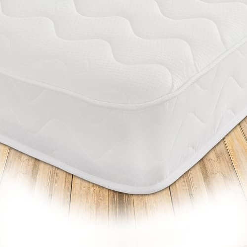 Starlight Beds Wave Budget Sprung Small Single Mattress with Foam Layer