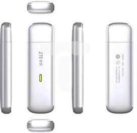 ZTE MF833U1 CAT4/4G dongle USB 150 Mbit/s Bianco