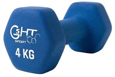 Rutschfeste Neopren-Hanteln für Fitnessstudio und Home Gym von 0,5 bis 6 kg, Paar oder einzeln