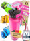 Funkelfuchs®- Trinkflasche für Kinder – 500ml, Pink – Kohlensäure geeignet - 100% auslaufsicher - Wasserflasche spülmaschinenfest - für Kindergarten, Einschulung, Schule, Sport
