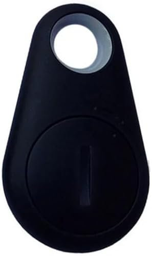 Smart Bluetooth 4.0 Key & Item Finder | Wireless GPS Tracker for Keys, Wallet, Luggage, Pets & More | Anti-Lost, Water-Resistant, Replaceable Battery (wt-blk)