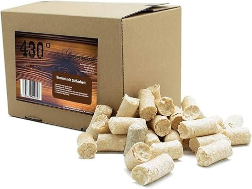 430 ° Öko Anzünder - ( 1,5kg, 3kg, 6kg, 10kg, 12kg ) - Extra lange Brenndauer durch Wachs - Unbegrenzt haltbar - aus Österreich - Kaminanzünder, Ofenanzünder, Grillanzünder - 6 kg - 600 Stk.