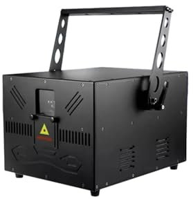 luz de escenario LED, Proyector de luces de escáner RGB de 3 W, 4 W, 5 W, 6 W, 8 W y 10 W con efecto 3D a todo color, iluminación de escenario for DJ, fiestas, discotecas y clubes nocturnos(Black_3W)