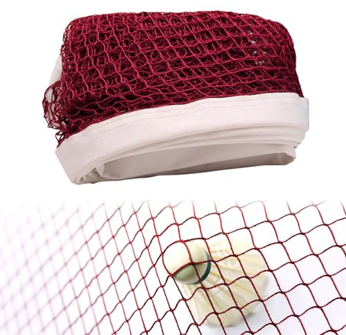 Filet de badminton – Filet de volleyball portable et filet de tennis pour jardin, filet d'entraînement sportif réglable, filet carré standard pour jardin, cour, plage et jeux en plein air