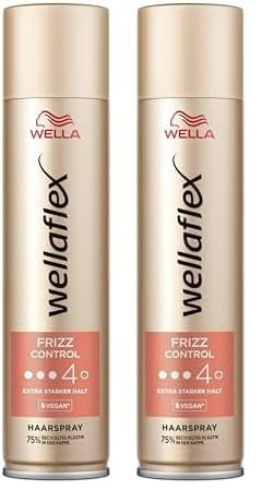 Wellaflex Frizz Control Haarspray | Anti Frizz Spray mit 48h extra starkem Halt | Bändigt abstehende Härchen ohne Verkleben | UV-Schutz und Schutz vor Luftfeuchtigkeit | Haltegrad 4 | 250 ml