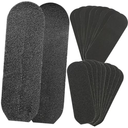 PACKOVE 20piezas Almohadillas De Repuesto Para Escofina De Pies Unidades Para Eliminar Callos y Piel Muerta Herramienta Manual De Pedicura Ablandador y Pulidora Para Durezas y Cuidado