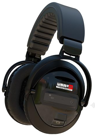 XP METAL DETECTORS WSA-XL St Casque stéréo sans Fil Ultra-Rapide pour Deus II, Confortable, Design Compact et Intelligent, résistant à la Pluie (IP68 Jusqu’à 1 m de Profondeur) (WSAXLST)