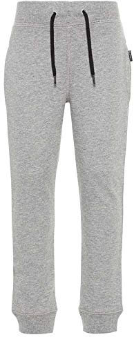 NAME IT Nkmsweat Pant Bru Noos Pantaloni Sportivi, Grigio (Grey Melange), 140 Bambini e Ragazzi