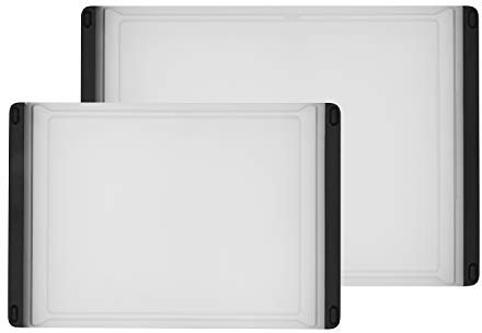 OXO Good Grips 2-Piece Plastic Cutting Board Set (Pack of 1) Transparent