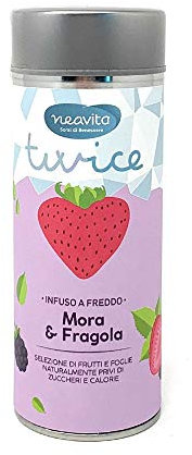 TWICE INFUSO a FREDDO Mora Fragola SILVER TIN Sfuso 90 gr - NEAVITA