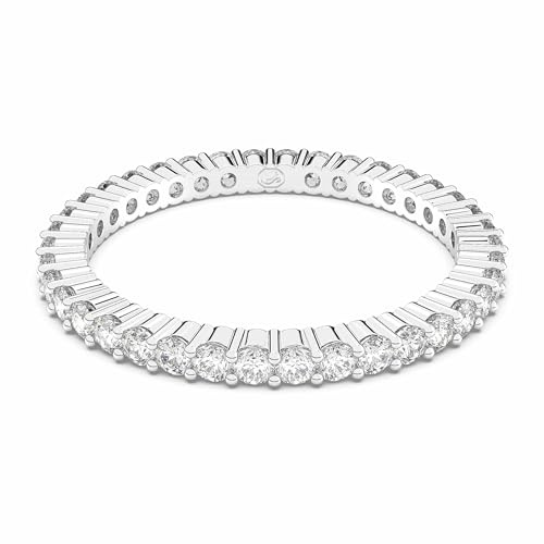 Swarovski Matrix Vittore Ring, Weiße Rundschliff-Kristalle