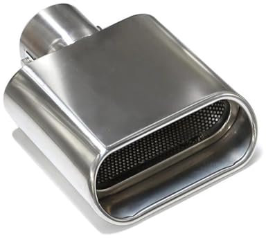 SKINII Auspuffblenden Auto-Schalldämpfer-Spitze Edelstahl Universal-Auspuffspitze Auspuffrohr Auto-Auspuffanlage Auto-Endrohr Auto-Heckhals Endrohre