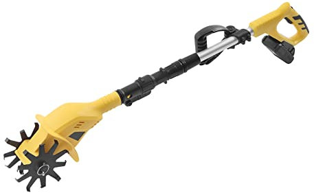 20V Motorhacke Mini-Bodenhacke Bodenkrümler Gartenhacke mit 10cm Arbeitsbreite und Leistungsstarkem 2000mAh Li-Ion-Akku