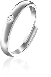 KDENRQGJ Anillos unisex ajustables con apertura de metal, accesorios de joyería, accesorios de regalo
