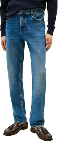 Tommy Hilfiger Uomo Jeans Straight Denton Vita Media