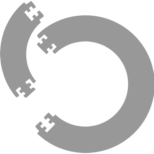 SVUPUE Anillo para Dardos, Anillo colector, Marco para Diana, Marco para protección de Pared, Protector de Soporte, Juego de 5 (Gris)