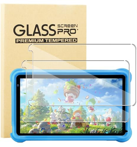 Schutzfolie für qunyiCO Kinder Tablet Y7 7 Zoll Folie, 2 Stück 9H Härte [Anti-Kratzen] Anti-Fingerabdruck Gehärtetem Schutzglas, HD [Hohe Empfindlichkeit] Displayschutzfolie für qunyiCO Tablet