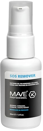 MAVE SOS Remover – Profi-Gel zum Entfernen von Hornhaut & Schwielen – erweicht harte Nägel & verhärtete Haut – 30 ml – nur für professionelle Anwendung