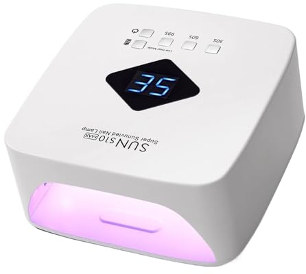 Lámpara secadora de uñas recargable con LED UV y pantalla HD, lámpara secado inteligente for un rápido, todas las herramientas manicura esmalte en gel