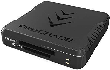 CFexpress Type B and SD UHS-II Dual-Slot Memory Card Reader by ProGrade Digital | USB 3.2 Gen 2 for Professional Filmmakers, Photographers & Content Creators