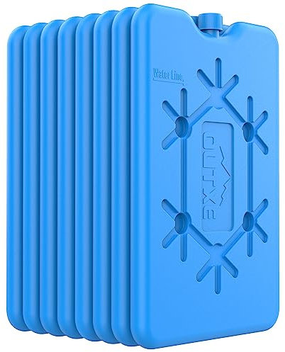 OUTXE 8 Kühlakku für Lunch, kühltasche und kühlbox klein - Kühlakkus für Kühltasche- Extra Dünn & Lange Kühlleistung für unterwegs