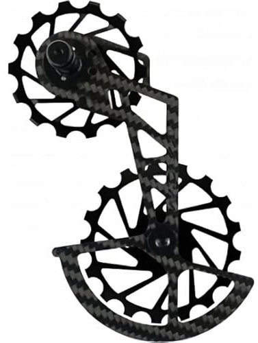 Nova Ride Kit Riemenscheiben + Käfig aus Carbon OSPW für Ultegra/Dura-Ace R8100/R9200 12 V Schwarz