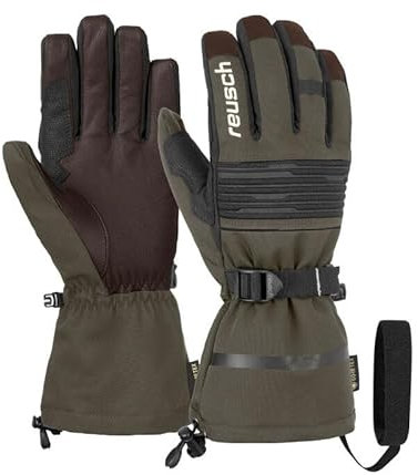 Reusch Herren X winterhandschuhe, 7701 Schwarz/Weiß, 42,5