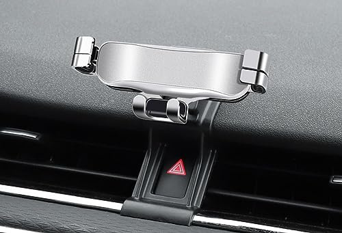 LECREA Auto Handyhalterung für Land Rover Range Rover Evoque 2020-2023, Handy KFZ Halterungen Kratzfest rutschfest, 360° Drehung Flexibel, Universal Autotelefonhalter Auto Zubehör,B Silver