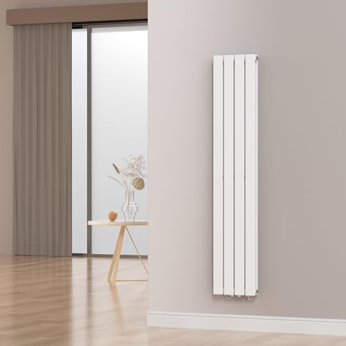 [neu.haus] Radiateur à Panneaux Double Radiateur Design Plat Chauffage Central pour Salon Chambre Salle de Bain 1006 W Acier 160 x 30 cm Blanc